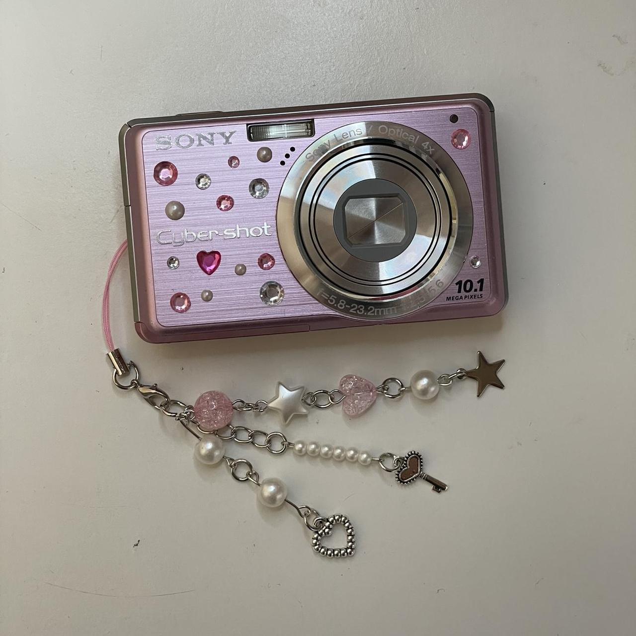 Sony Pink and White Cameras-and-accessories