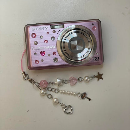 Sony Pink and White Cameras-and-accessories