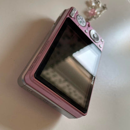 Sony Pink and White Cameras-and-accessories