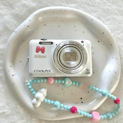 PreOwned Nikon White COOLPIX S6600 Flip Screen Digital Camera