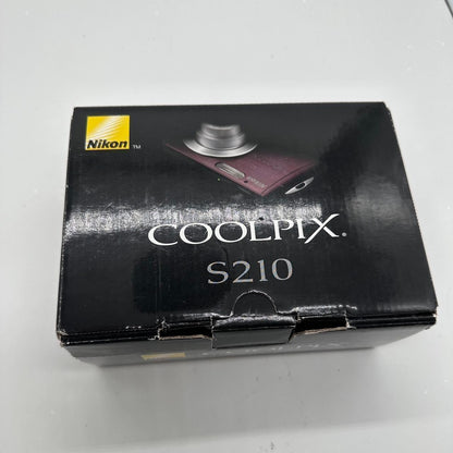 PreOwned Nikon COOLPIX S210 Digital Camera - Purple Plum