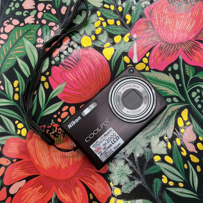 PreOwned Nikon Coolpix Digital Point-and-Shoot Camera Bundle - Black