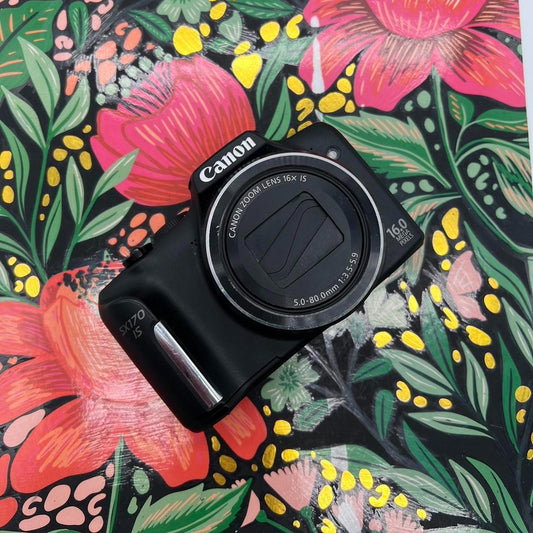PreOwned Canon PowerShot SX170 IS point and shoot Digital Camera