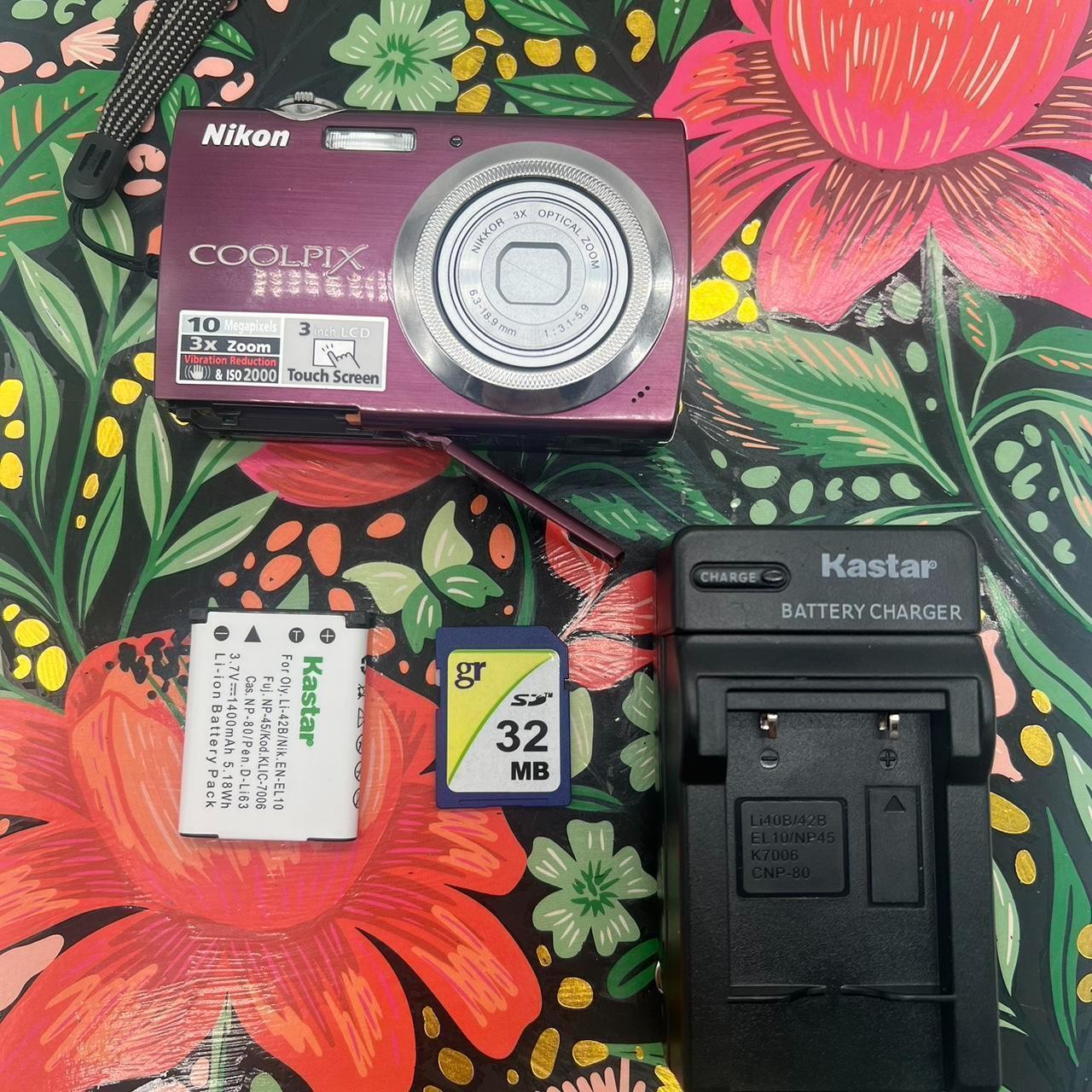 PreOwned Nikon Coolpix S230 Point-and-Shoot Digital Camera Bundle – 10MP, 3x Optical Zoom, Touchscreen