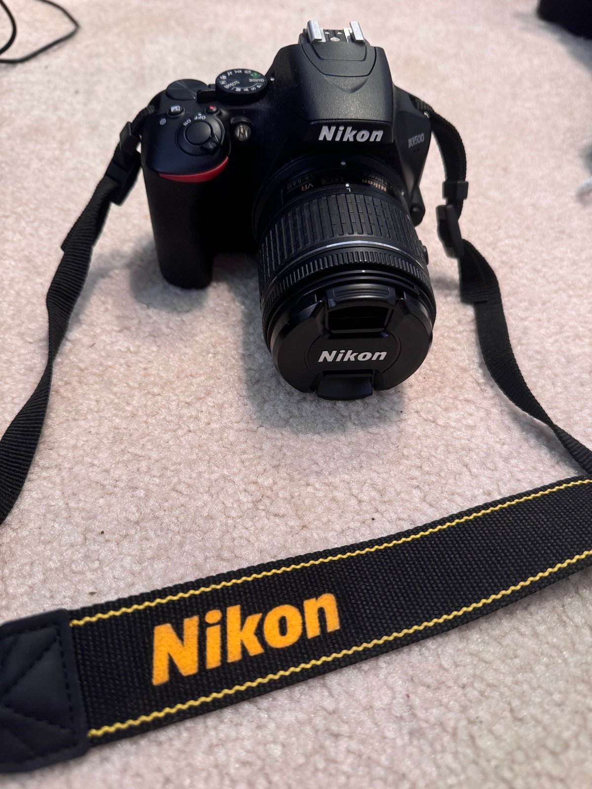 Nikon D3500 DSLR Camera with AF-P DX NIKKOR 18-55mm f/3.5-5.6G VR Lens