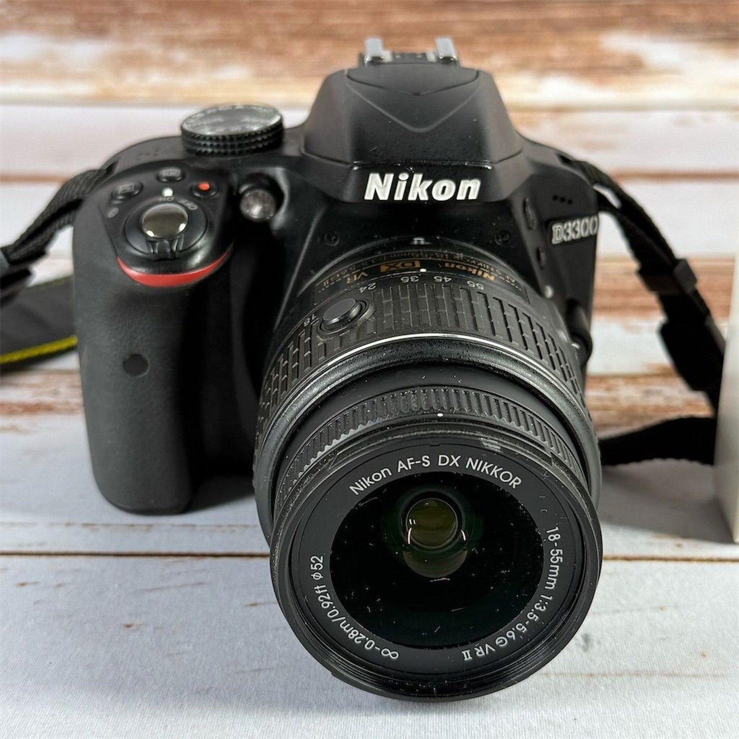 Nikon D3300 DSLR w/ 18-55mm Lens & Kastar Charger Shutter Count 3788 Used