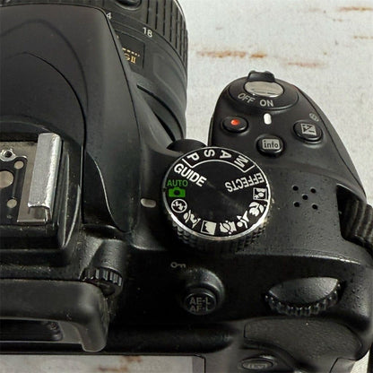 Nikon D3300 DSLR w/ 18-55mm Lens & Kastar Charger Shutter Count 3788 Used